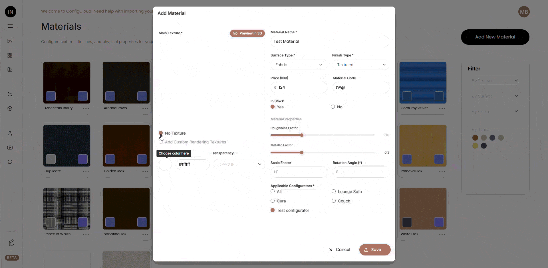 Add Custom Rendering Texture