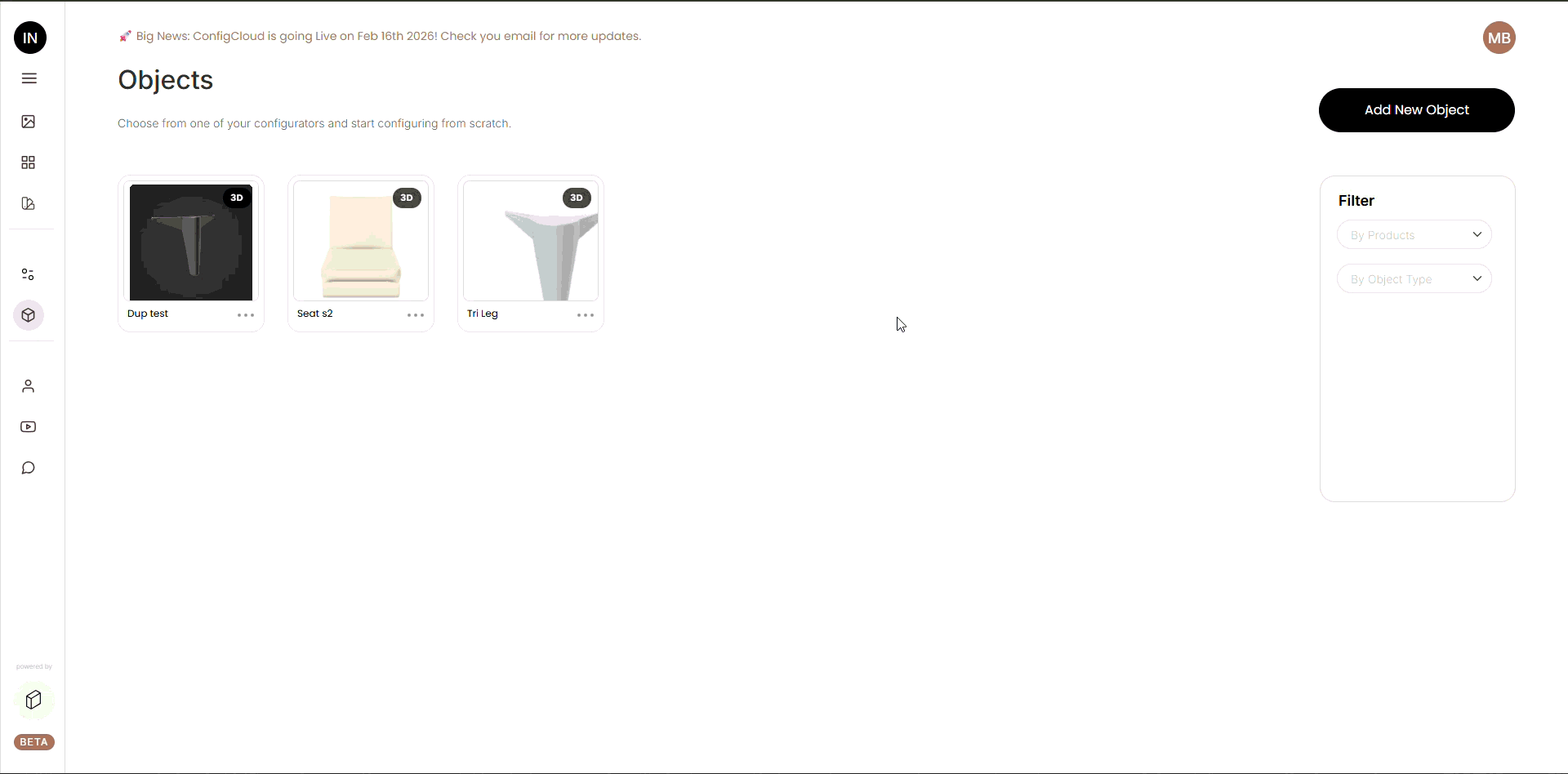 Delete object process