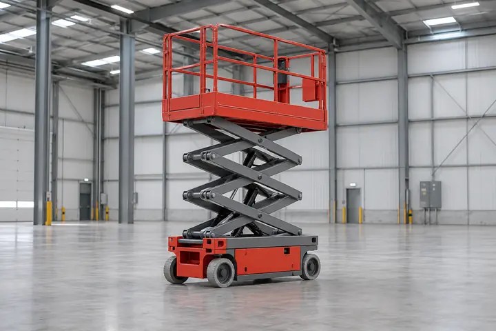 Mobile elevating scissor work platform