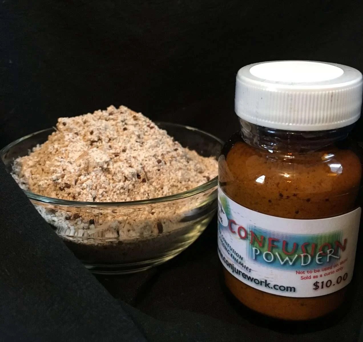 Confusion Powder to throw off enemies from your trail, at Conjure Work