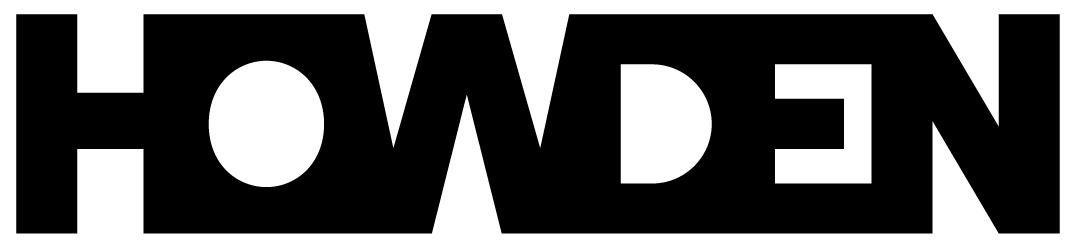 Schwarzes Logo des Versicherungsunternehmens Howden