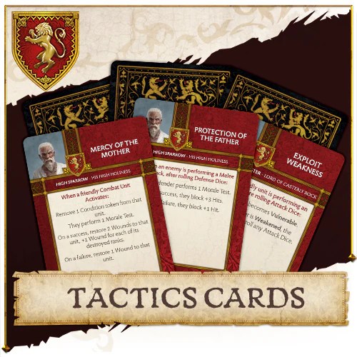 Lannister Tactics Card Pack Season 6 Forgefire Connect