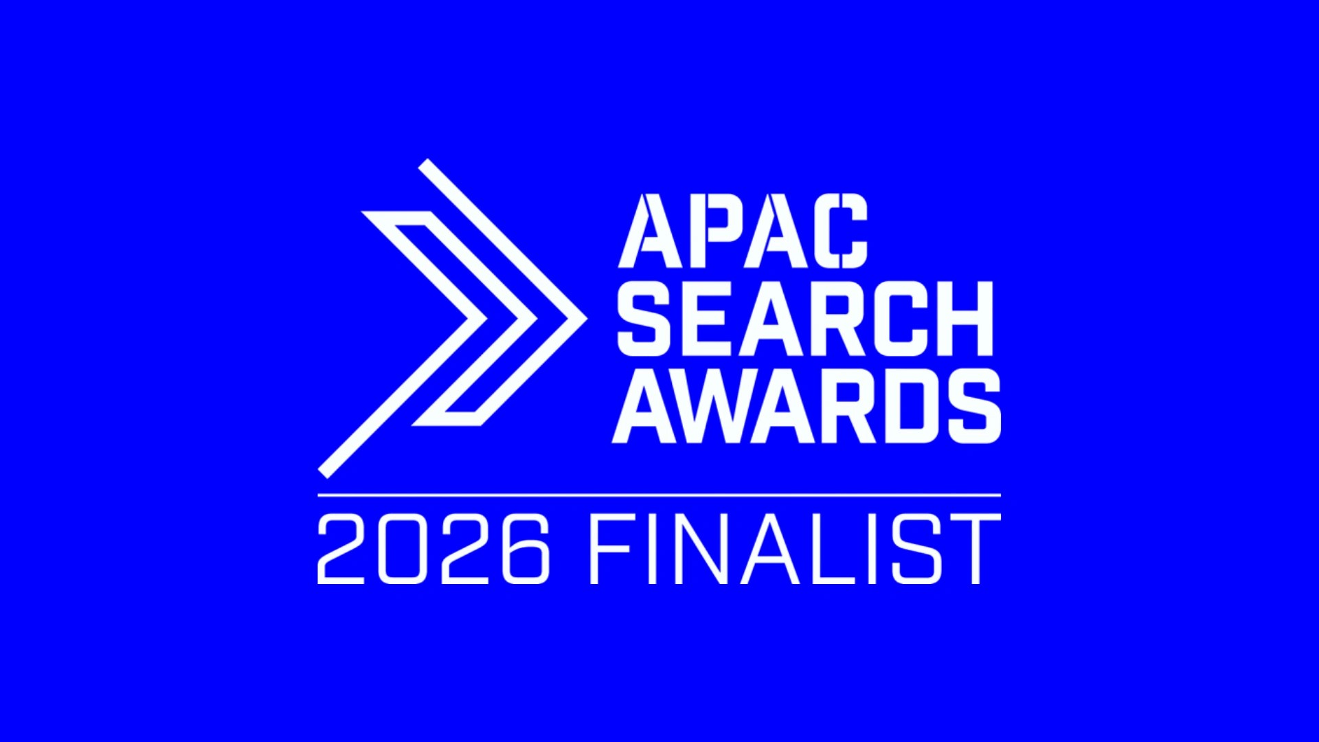 Connected Media Group: APAC Search Awards 2026 – Finalist