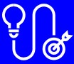 Strategy and goal setting icon