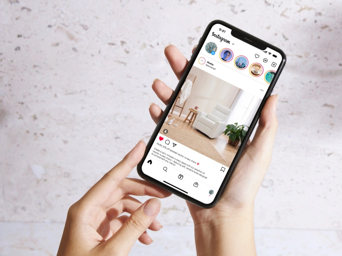 iL Tutto nursery content displayed on Instagram