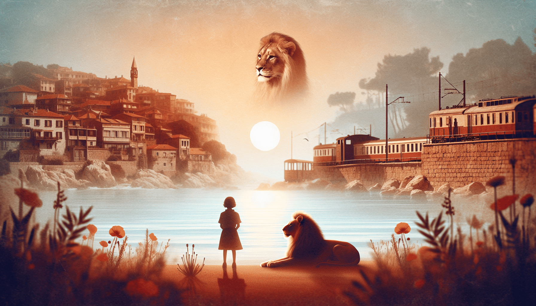 Your childhood in Menton by Lorca interpreted by IA under the influence of Murillo