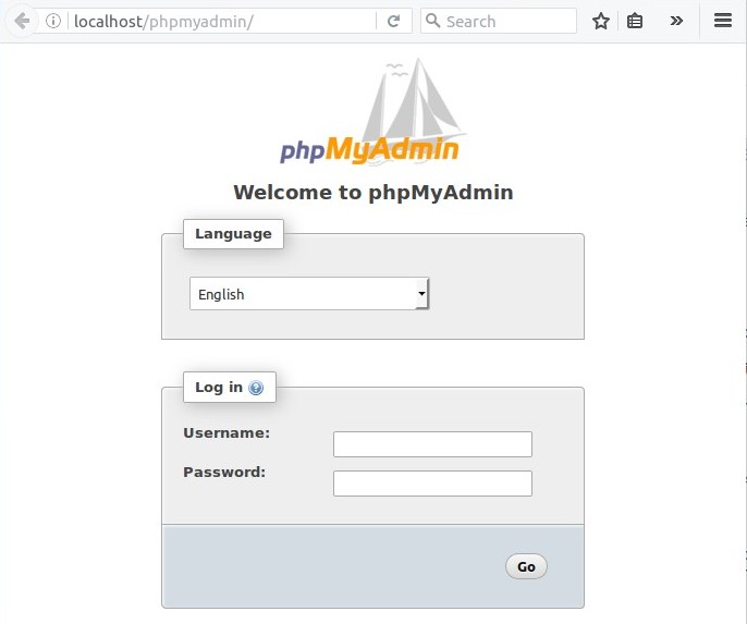 phpMyAdmin on ubuntu