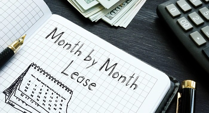 Month to month lease benefits