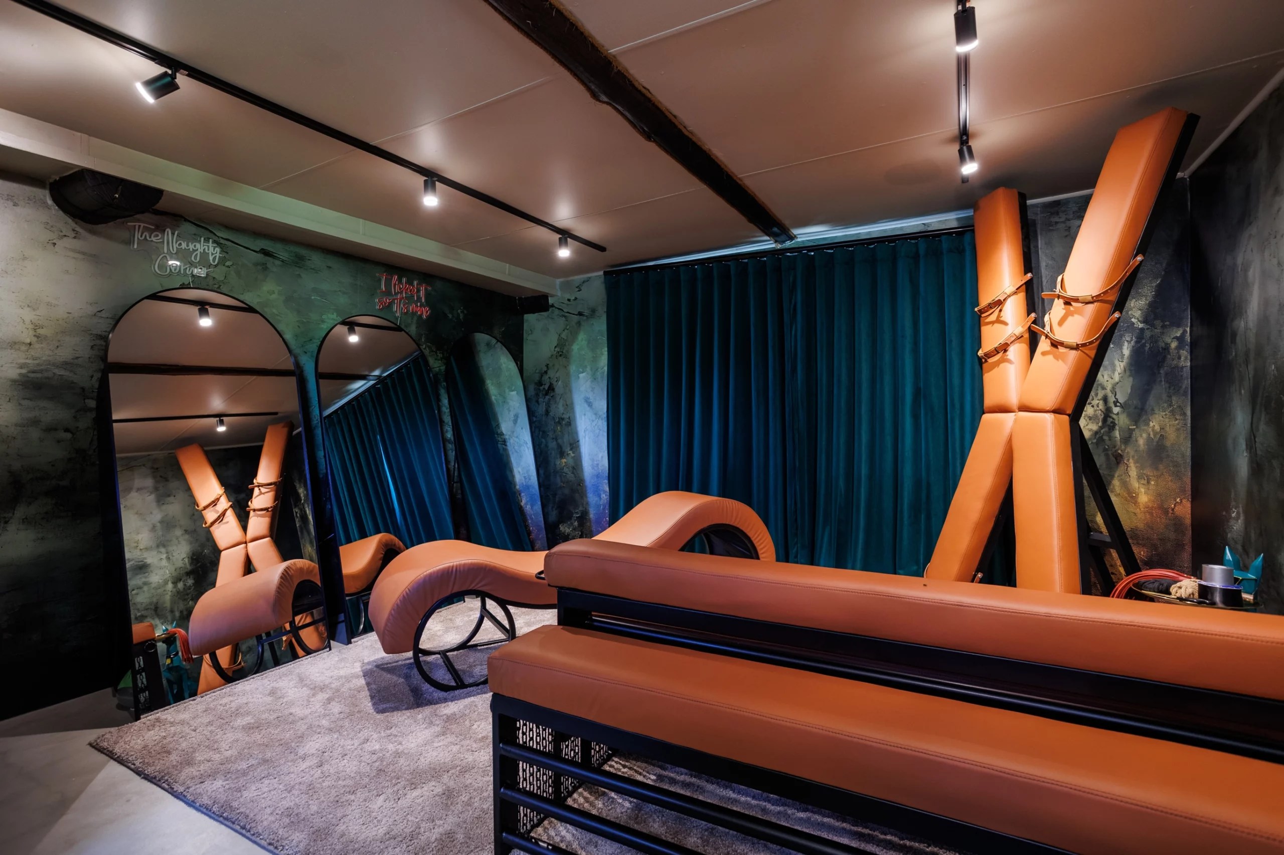 adult playroom with intimacy sex furniture custom made by consensuality in south africa