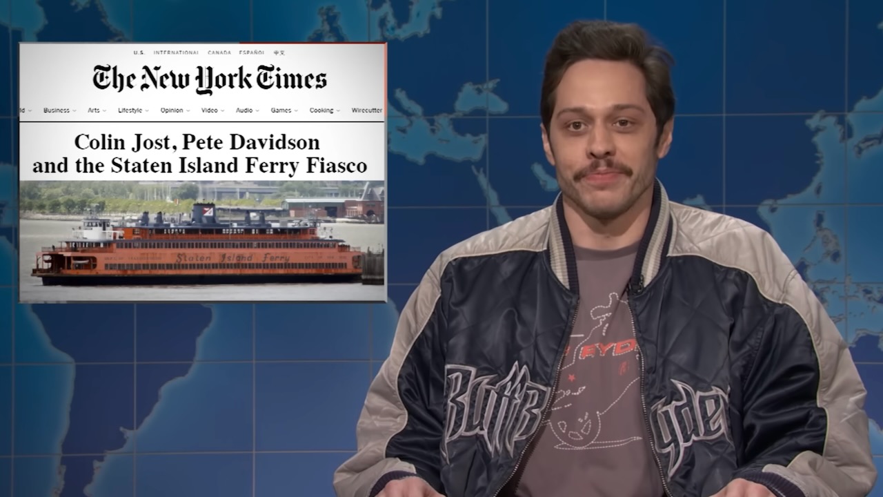 Pete Davidson Defends Saudi Arabia Gig on SNL - Blames Ferry Losses! (2025)