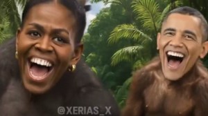 White House Says Trump’s Deeply Racist Obamas Meme Was Just a Parody of The Lion King