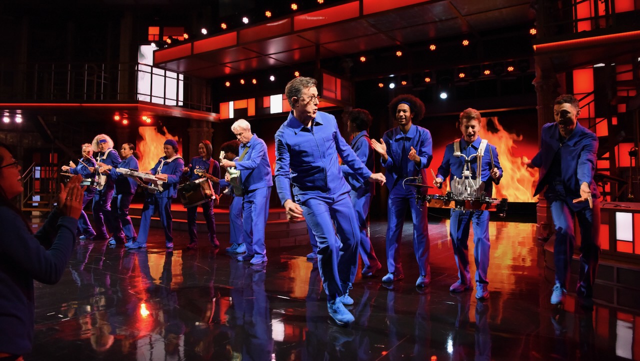 Stephen Colbert and David Byrne's Epic Collaboration: Burning Down the House (2026)
