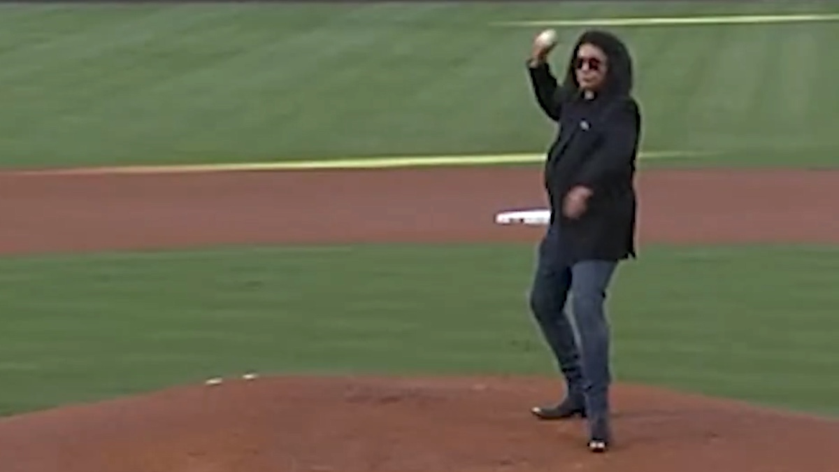 Gene Simmons' Wild Pitches at LA Angels Game! (KISS Legends) (2026)