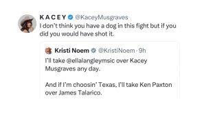 Kacey Musgraves Bodies Kristi Noem