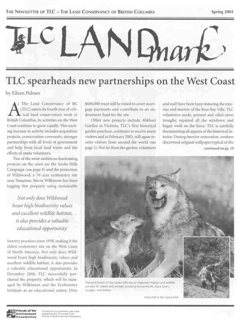 LandMark Spring 2001