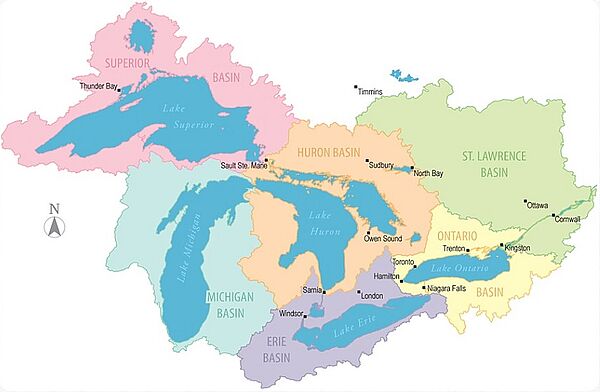 Great Lakes Ontario Csm GreatLakes Map PP A005178452 