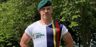 Commando James faces 250km desert challenge to help fellow marines