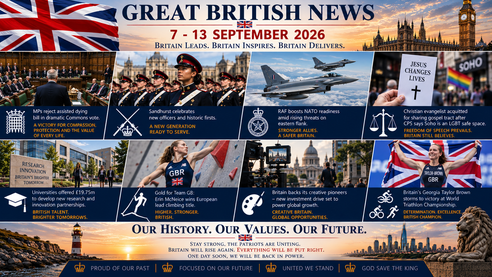 Britain's Spirit Shines Bright: Celebrating Achievements Against All Odds