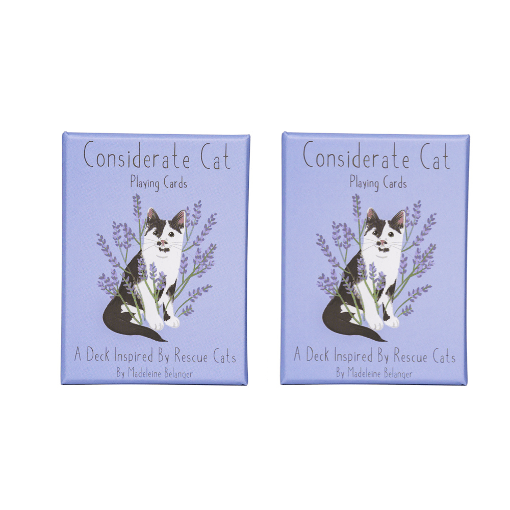 Considerate Cat Playing Cards – Two Copies – Considerate Cat