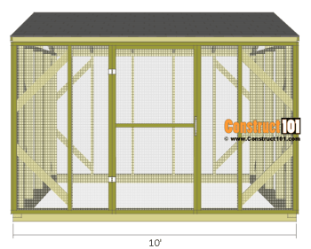 chicken coop with run building plans