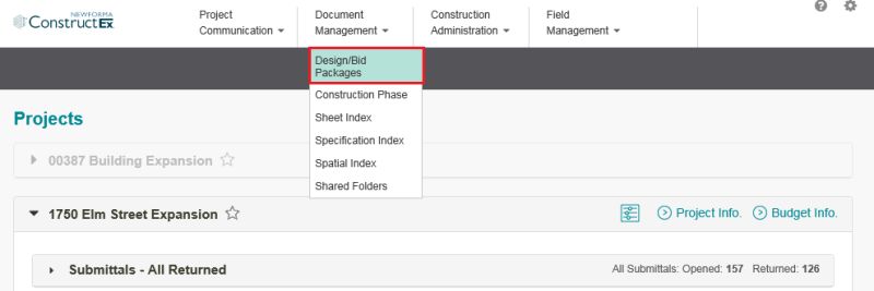 Design Bid Package Origination Quick Reference Guide Newforma Constructex Help - Premium Mountain Illustration Gallery - 4K