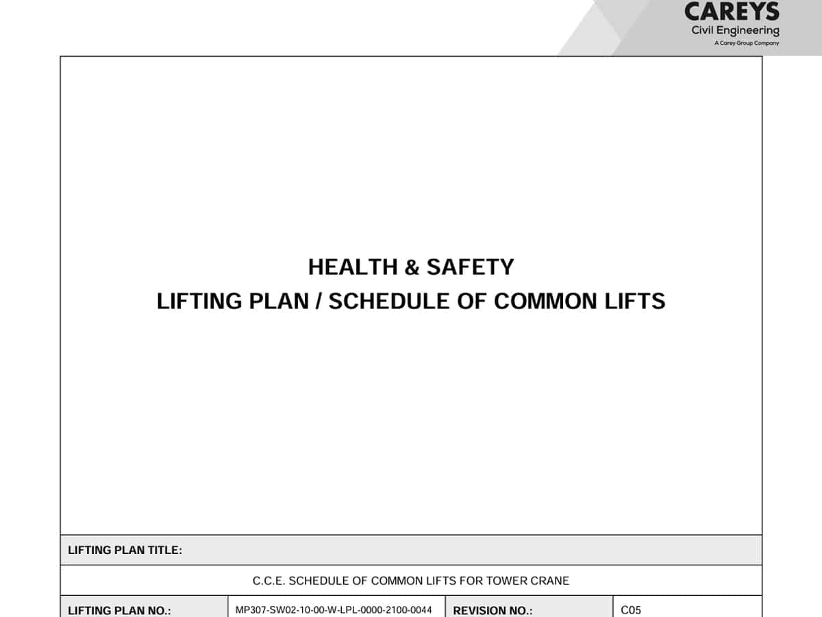 What is a lift plan