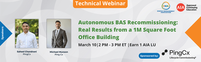 Autonomous BAS Recommissioning