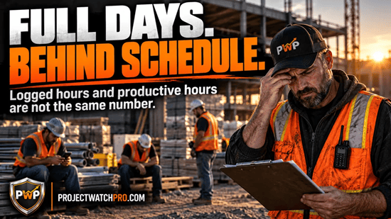 Production is behind - ProjectWatchPro