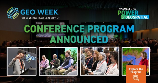 Geo Week 2027 Conference program
