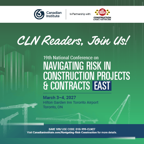 Navigating Risk in Construction Projects & Contracts, East - Banner