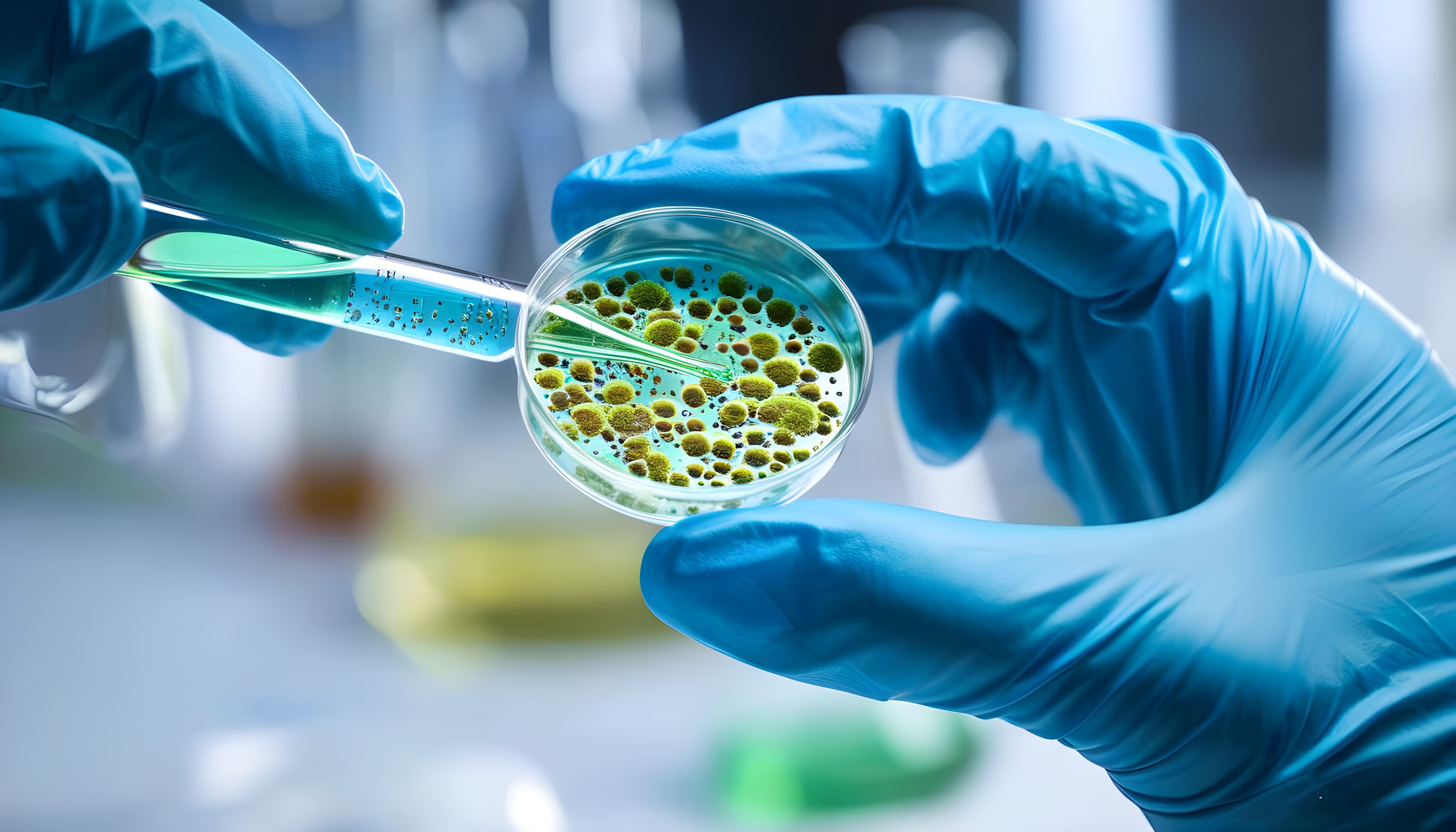 Water Testing Pathogenia - Light Image Collection - 4K Quality