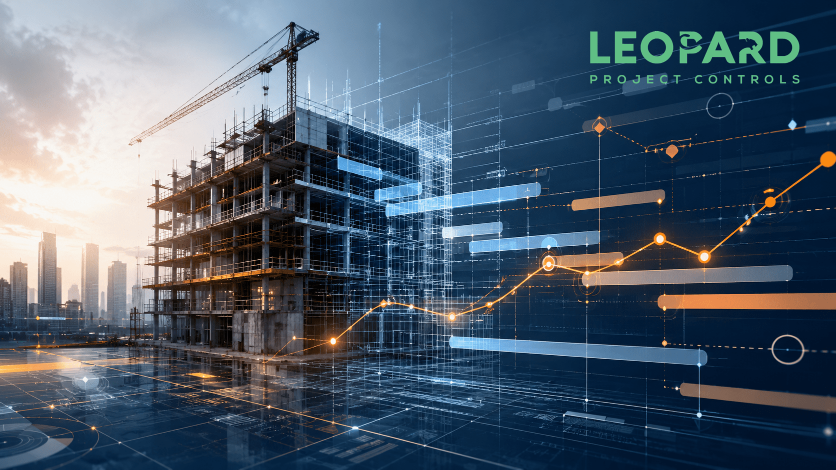 construction schedule risk management showing CPM schedule analysis float trends critical path and project controls workflow