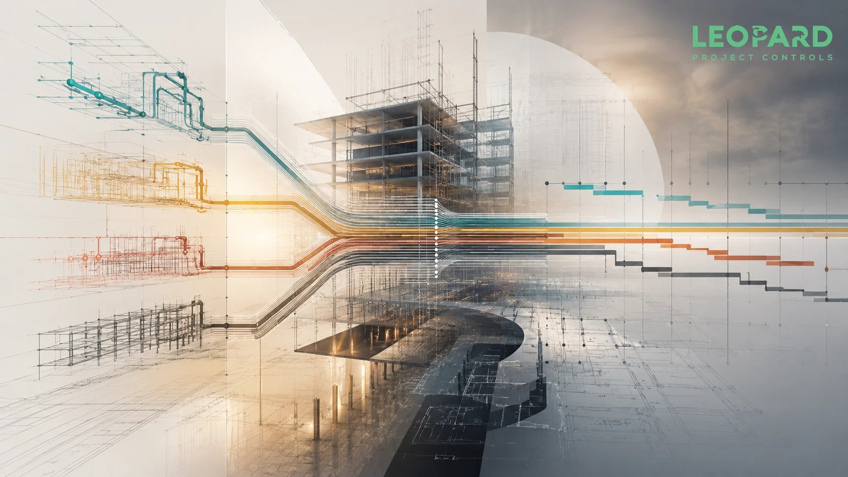 General contractor integrating subcontractor schedules into a construction CPM master schedule with procurement tracking, look-ahead planning, and trade coordination