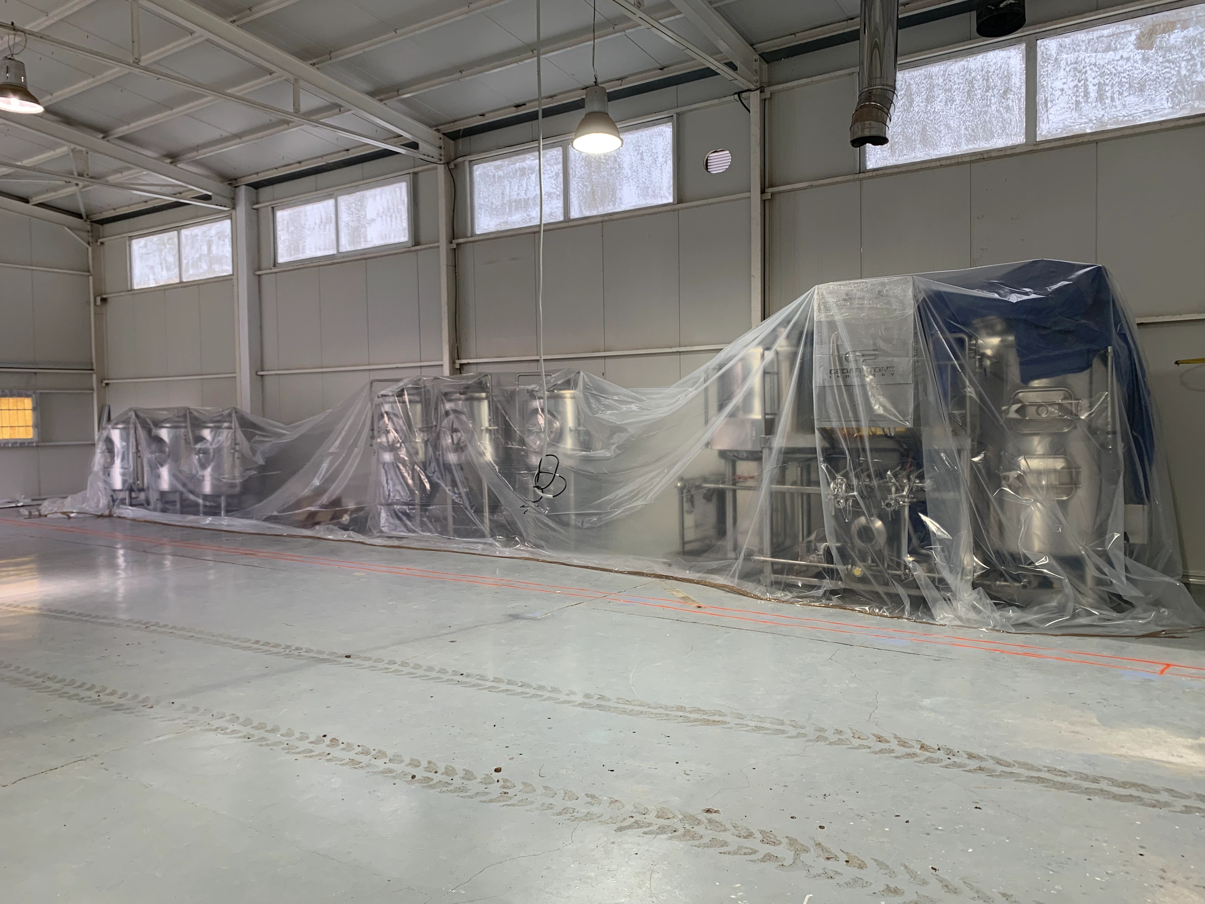 Brewery equipment documented during Forgtmenot support in Greece