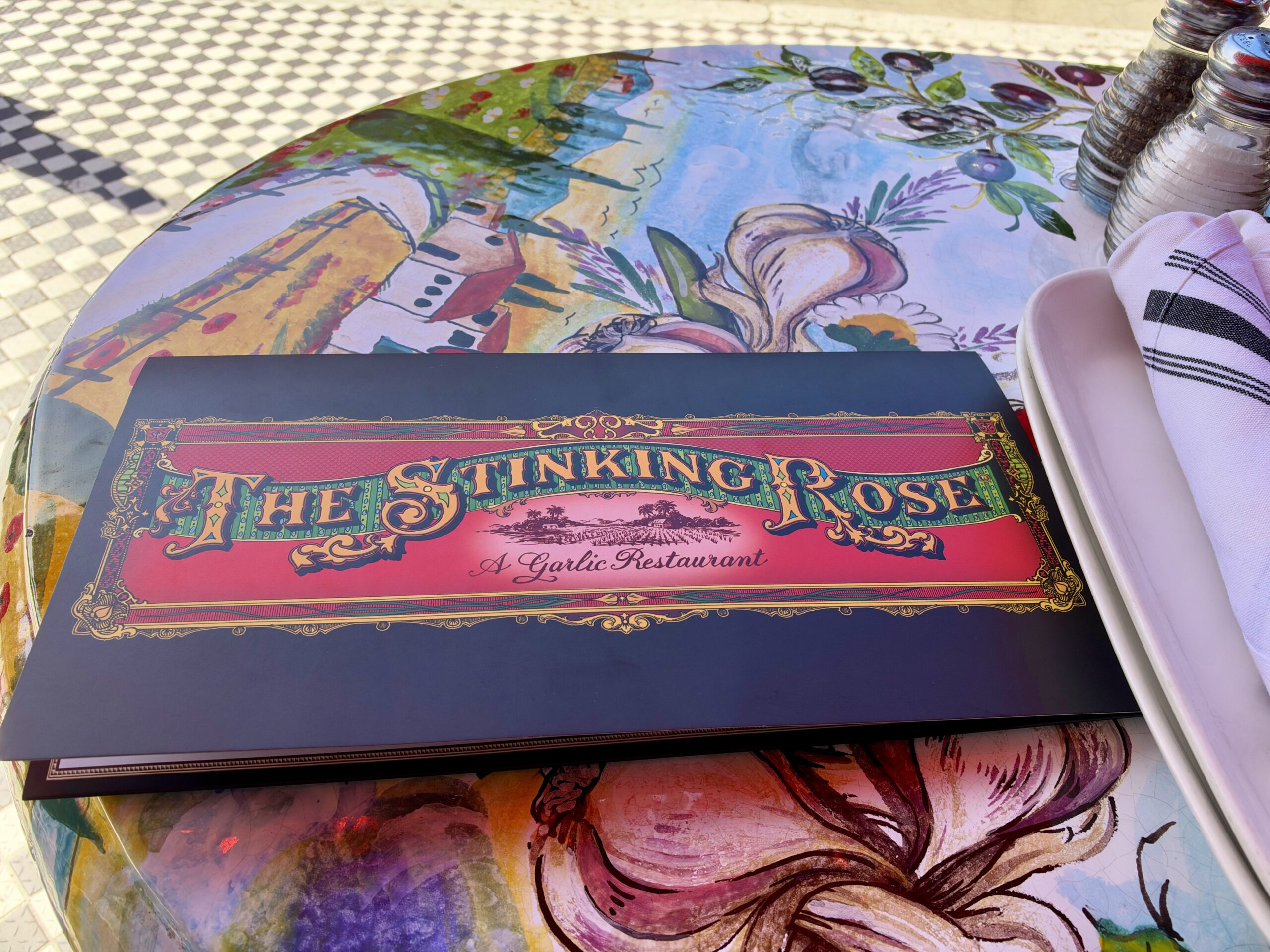 The Stinking Rose San Francisco restaurant exterior on Columbus Avenue