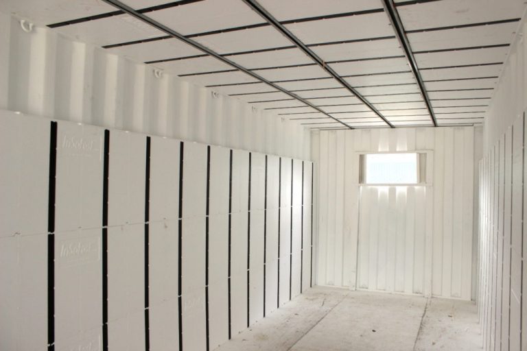 How to insulate a shipping container home