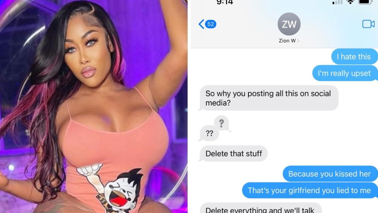 NBA 2023: Pornstar Moriah Mills posts alleged Zion Williamson text messages  as pregnancy drama continues | news.com.au — Australia's leading news site