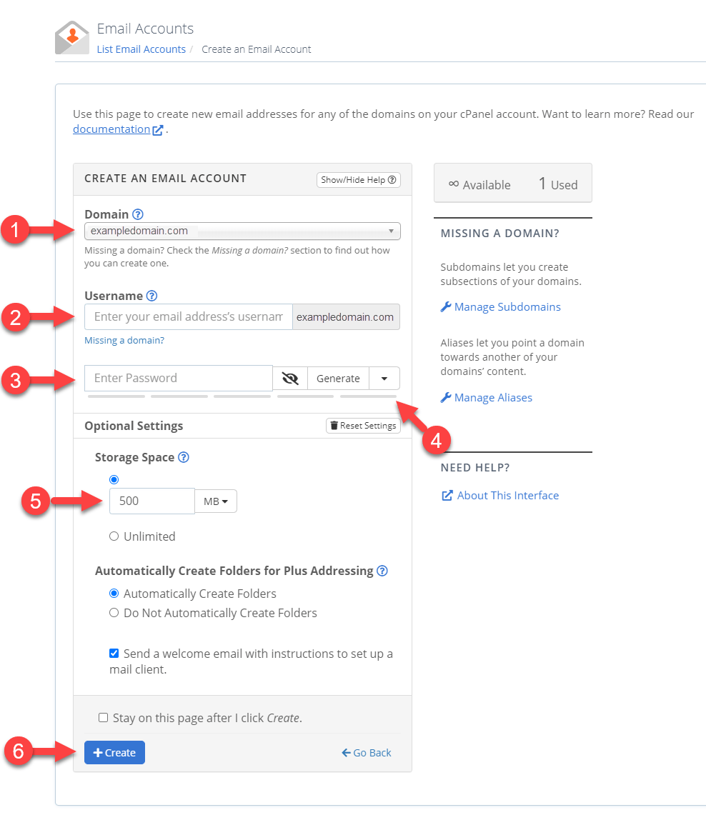 Create a microsoft account without using google. Email Account Management Bluehost Support