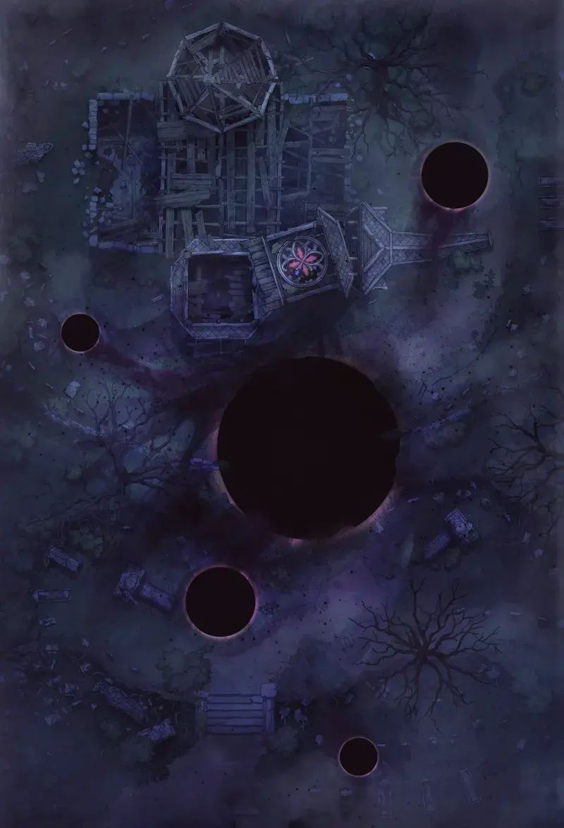 Drow Manor Czepeku Maps - Vintage Design Collection - 4K Quality