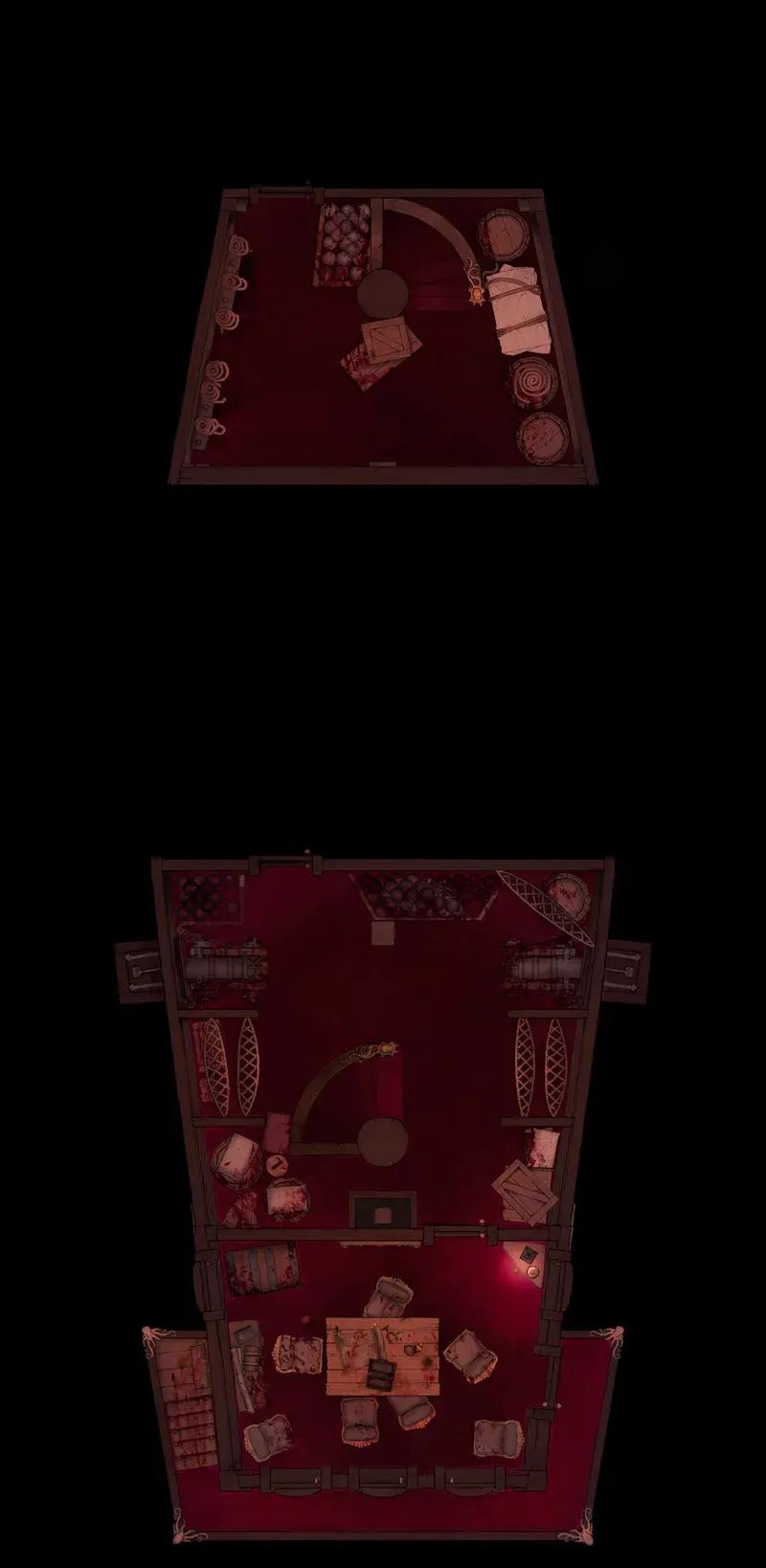 Ghost Ship Interior Maple Editors - Vintage Textures - Perfect Mobile Collection