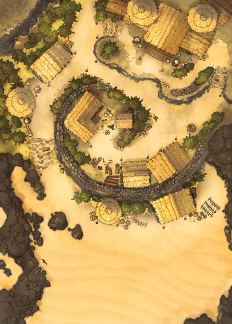 Tropical Island Version 1 Custom Map Maps Mapping And Modding - Ocean Arts - Professional High Resolution Collection