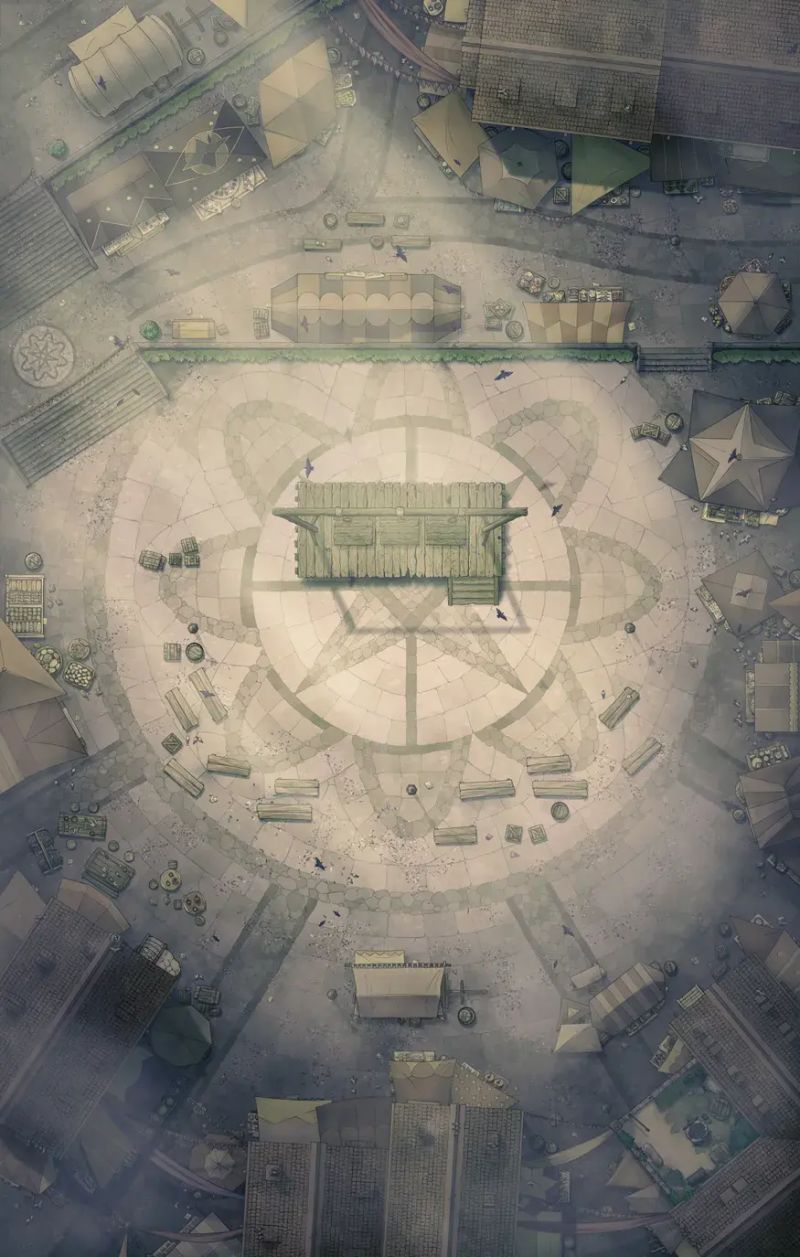 Mall Map Festival Marketplace - City Textures - Professional 8K Collection