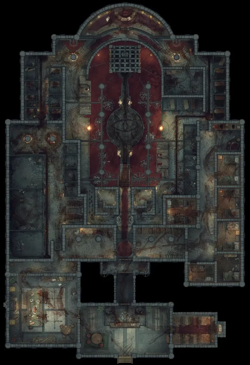 Medieval Jail Minecraft Map - Incredible Light Illustration - HD