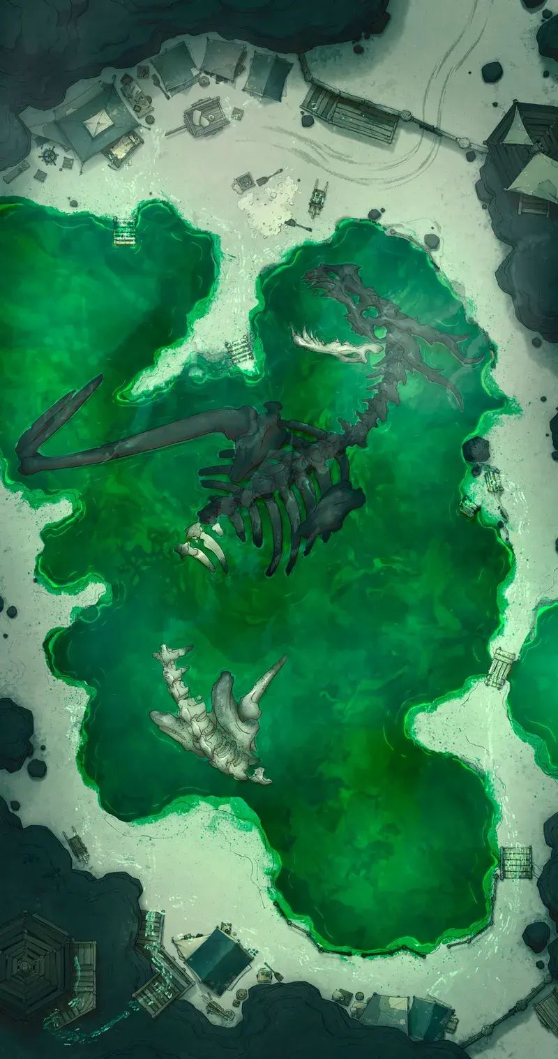 Archaeological Dig Map - Best Minimal Illustrations in Retina