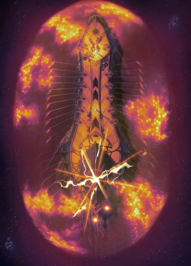 Drow Warship Map - Elegant Mobile Ocean Patterns | Free Download