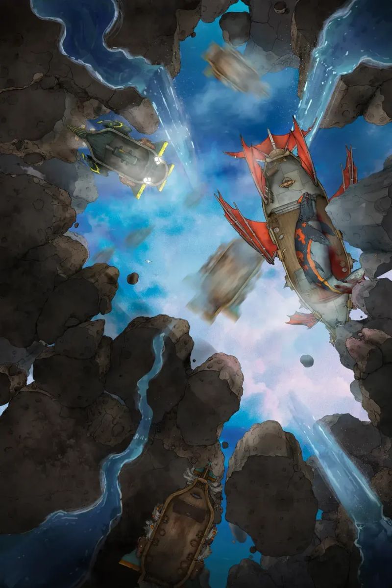 Airships 3 Maple Editors - Artistic 4K Space Photos | Free Download