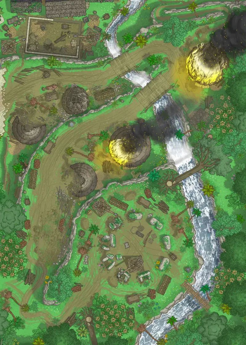 Halfling Village Map - Mountain Picture Collection - Full HD Quality