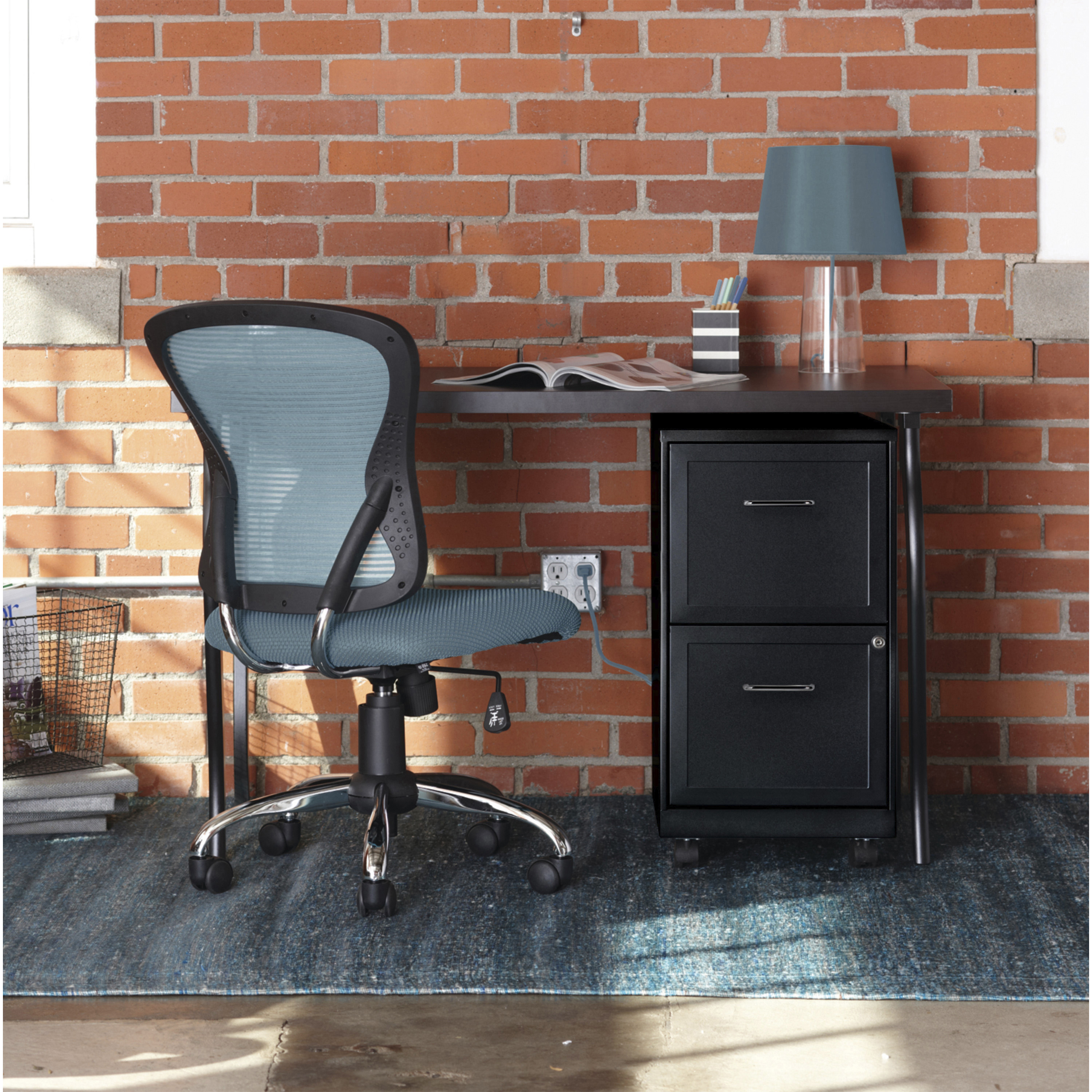 llr 16872 lorell soho 18 2-drawer mobile file cabinet - lorell furniture on lorell 16872 2-drawer mobile file cabinet 18-inch