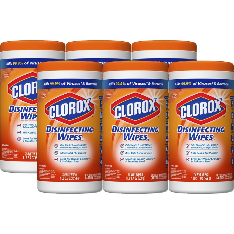 Clorox Disinfecting Wipes 2 Pack 150 Count Fresh Lemon Disinfectant Wipes All Purpose Cleaner At Lowes 