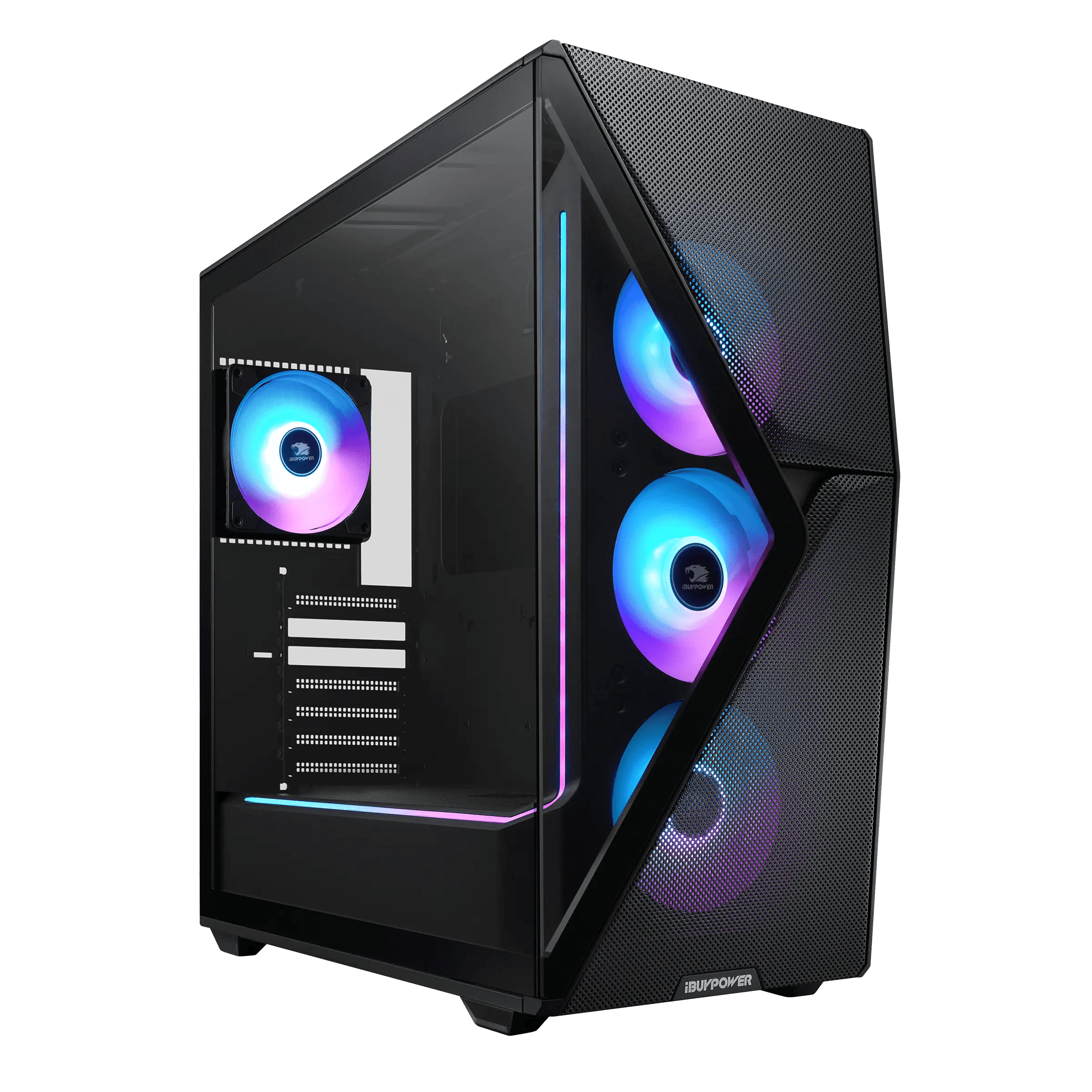 IBUYPOWER Slate 8 Mesh Pro ARGB Gaming Case Gaming Pc 01 Slate8Mesh Main 2400 CaseOnly 